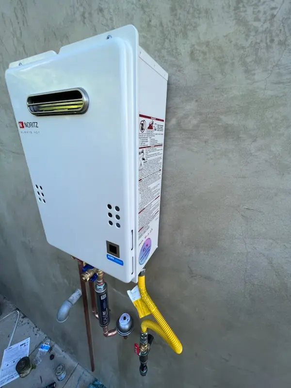 Tankless water heater installation for Hays homes